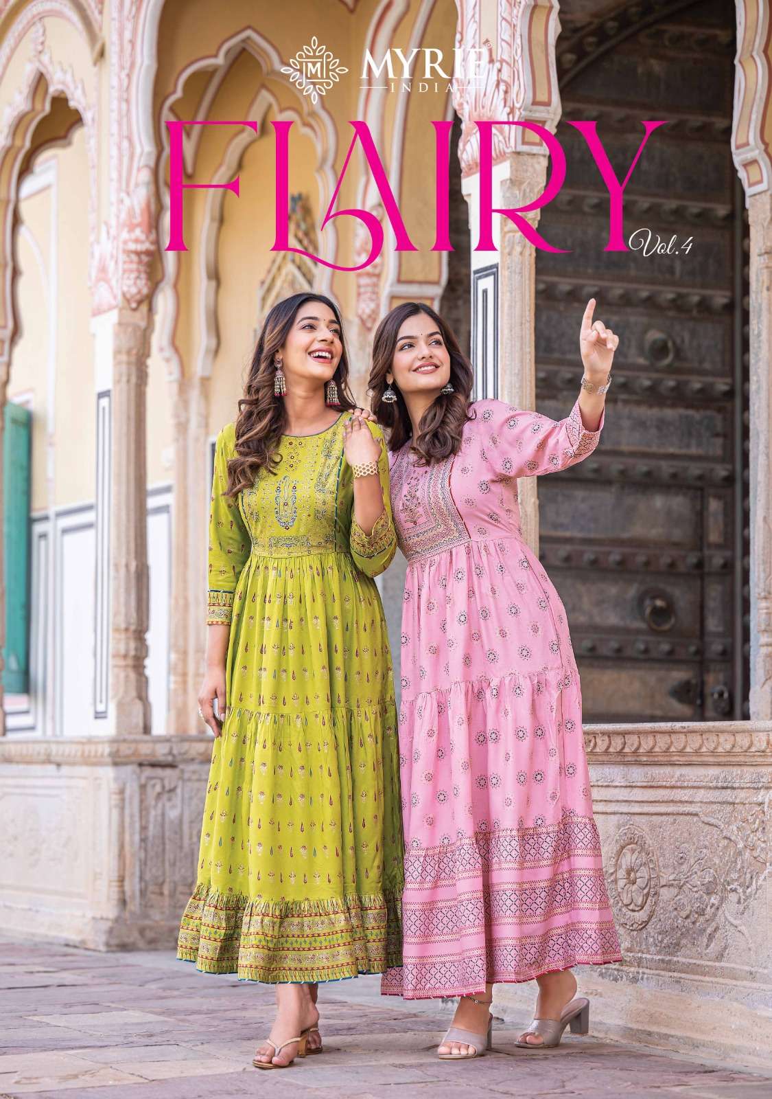 Flairy Vol 4 Buy Mayrie India Online Wholesaler Latest Collection Flar Kurtis